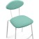 Metal Coom Coum Coum Metal/Velur, White/Blue 47x54x95 cm