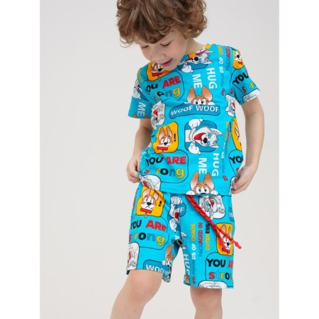 Set for a boy PlayTude: T -shirt and shorts, height 98 cm-1