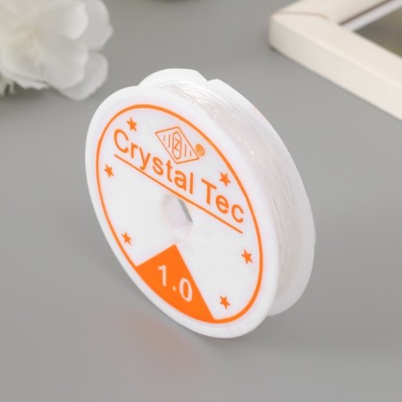 Silicone thread 1 mm, 4.5 m, white