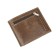 Purse, button, brown color