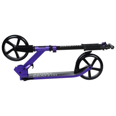 Sugan of the city Graffiti, folding, wheels PU 200, 86A, ABEC 9, footboard, purple color-8