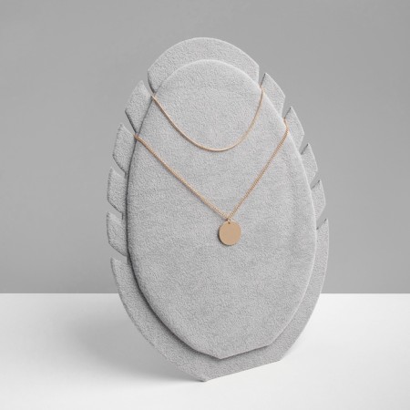 Cuts stand, chains "Oval", 20 × 1.5 × 28 cm, color gray color-1
