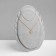 Cuts stand, chains "Oval", 20 × 1.5 × 28 cm, color gray color