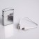 Electronic lighter, arc, usb, 5.6 x 3.8 x 1.3 cm, chrome