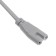 Wire for connecting lamps for plants ULI-P Uniel, 80 cm, 2 contacts, white