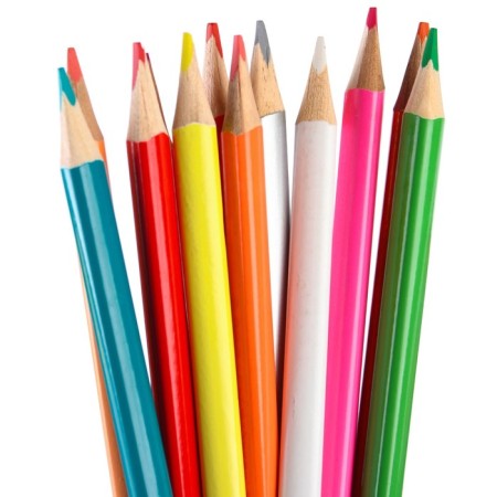Pencils are colored 24 colors, bilateral, mixed-6