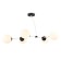 Suspended Ambrella Light, Modern, TR2546, 5HE27, white, black color