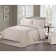 A set with a bedspread "Audrey", size 240x260 cm, 50x70 cm - 2 pcs, color cream