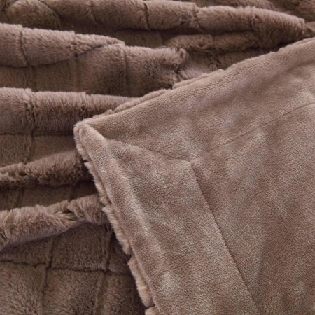 Madeline bedspread, size 220x240 cm, coffee color-7