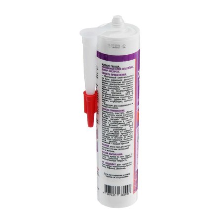 Liquid nails Ecolux "Decor Express", acrylic, white-1