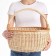 Board basket, 15 l, bottom - 34x21, top - 43x33, h = 19 (37) cm