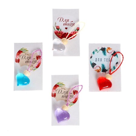 Suspension "Heart", Mix colors-3