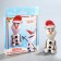 New Year's toy made of polymer clay "Olaf", a cold heart