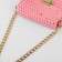A chain for a bag, with carbines, aluminum, 13.5 × 20.5 mm, 60 cm, gold color