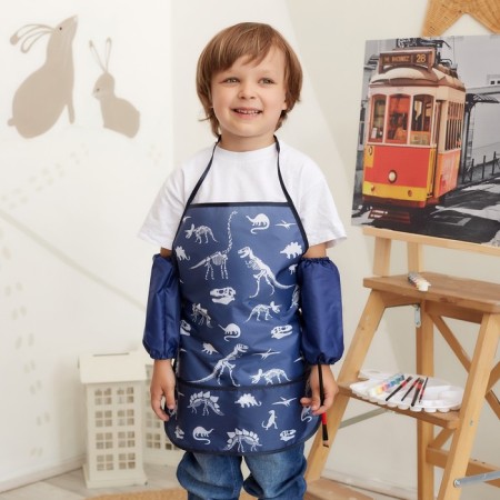 Apron Children's Apron with Ethel O chirrows "Dino Time", 49 x 39 cm
