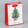 Laminated vertical "Christmas tree", s 12 x 15 x 5.5 cm, New Year