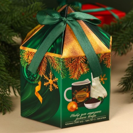 Gift set "Happy New Year": tea, mug, socks-7