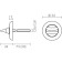 Rotary handle HMR6x75 CP