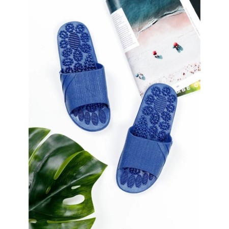Slippers with a massage effect, open nose, size 38-39, blue color-5