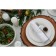 Porcelain dining porcelain Magistro "leaf", d = 25.8 cm, white color