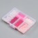 Beads in the box "Red" thread 0.8 mm 5 m 12x8.4x2.2 cm