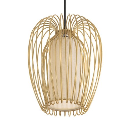 Lamp Bayerlux "Mediana" E27 40W gold 21x21x26-126cm-1