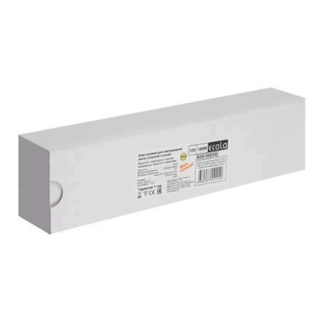 Ecola flat power supply for 12 V LED tape, 100 W, IP20-6