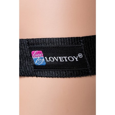Strap -on LoveToy with nozzles, bodily color-5
