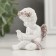 Souvenir Polystone "Angel with a bird in the hands" Coffee wreath 5.5x4x4x6.5 cm