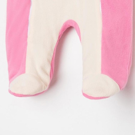 Complex for children with ears, color pink/print, height 56-62 cm (18)-1