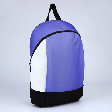 School textile Backpack 46x30x10 cm, vertical pocket, purple color-2
