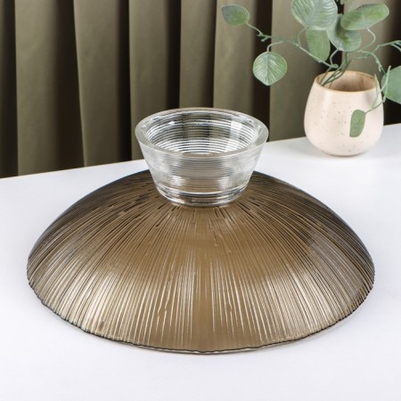 Fruit glass vase "Fireworks", 3.7 l, 33 × 13.5 cm, color gray color-2