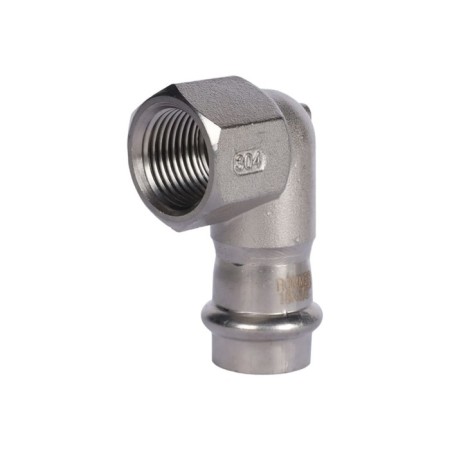 Rommer RSS-0009-001812, VPR-BR, D = 18 mm x 1/2 ", press, stainless steel. Steel.