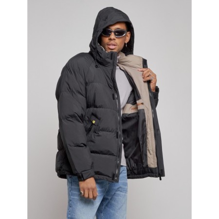 Sports Bologna male winter, size 54, black color-5