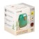 Container for storage of baby food 450 ml., With a spoon, color peach