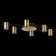 Ceiling lamp ST LUCE. SL1207.402.06. Veroli. 6x7 W, GU10, 73x47x11 cm, black color