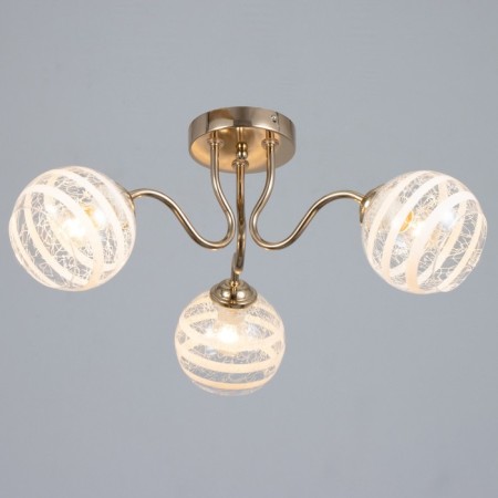 Aurika chandelier 3he27 40W gold 55x55x27 cm Bayerlux-1