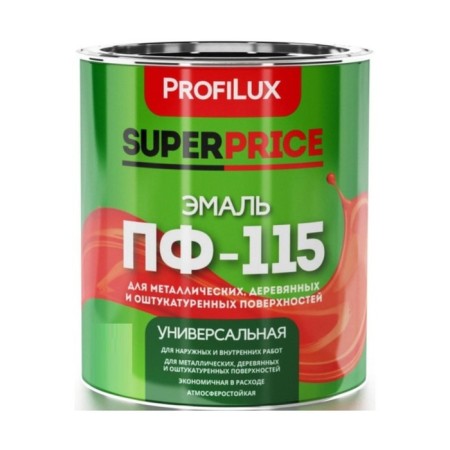 Enamel Profilux SuperPrice PF-115 white, 0.9kg