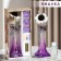 Set of gift "Paris" (diffuser and candles) violet, "wealth of aroma"