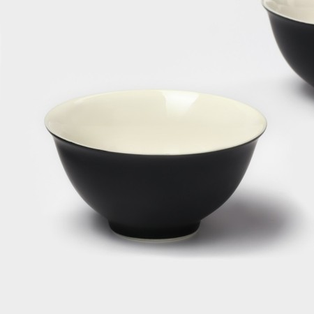 A set of ceramic magistro Matt Black, 250 ml, 11.5 × 5.6 cm, 2 pcs-2