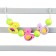 Stretching to the crib/stroller "Funny animals", 3 toys, crumb me