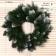 Wreath "Interior" snow -white (cones silver) 55 cm