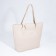 Bag Female Tout with zipper, milk color