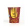 A one -time paper glass with embossing, 250 ml, gravity farz