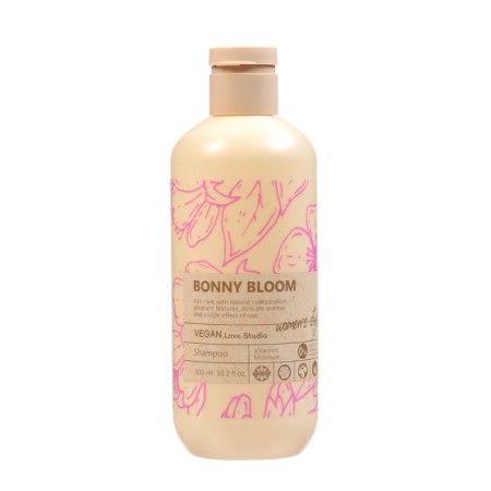 Gift set for women Vegan Lovestudio Bonny Bloom: gel, 300 ml + shampoo, 300 ml-1
