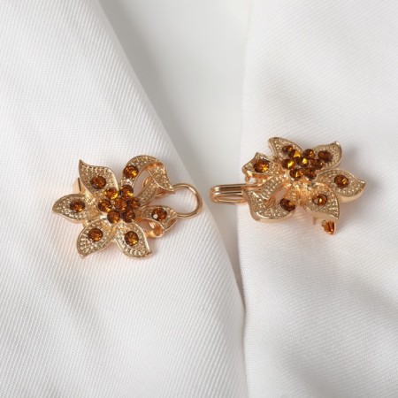 Circum for the cardigan "Flower" shiny, color gold-3