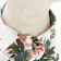 Dog shirt "Tropics", L (DS 28, OG 36, Osh 26 cm), White