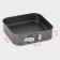 Baking uniform, detachable share “Elin. Square ", 24 × 6.5 cm, anti -stick coating, black color