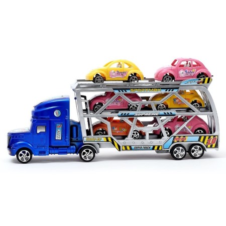 Truck inertial "tractor" with 6 cars, mix-1