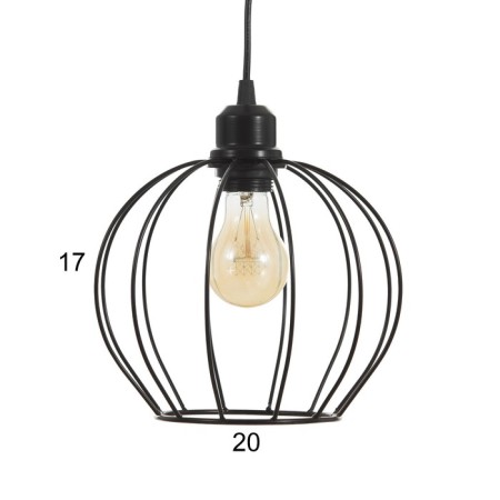 Lamp "Amadeo" 1x40W E27 Black 21x21x70cm-4